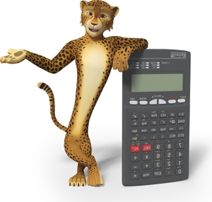 Gepard s kalkulačkou
