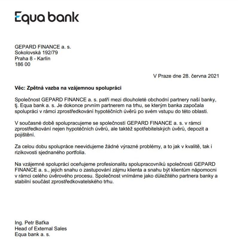 reference EQUA BANK