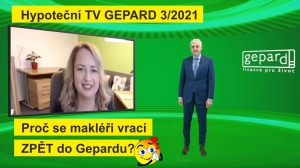 TV GEPARD 03/2021 - Rozhovory s gepardími srdcaři nejen o hypotékách, kalkulačce a firemních akcích